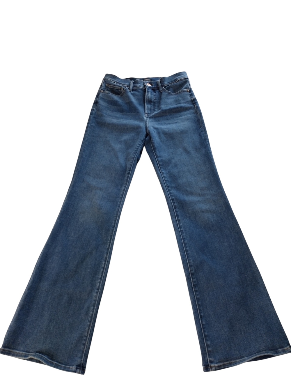 Express Women’s Bootcut Jeans in Medium Blue